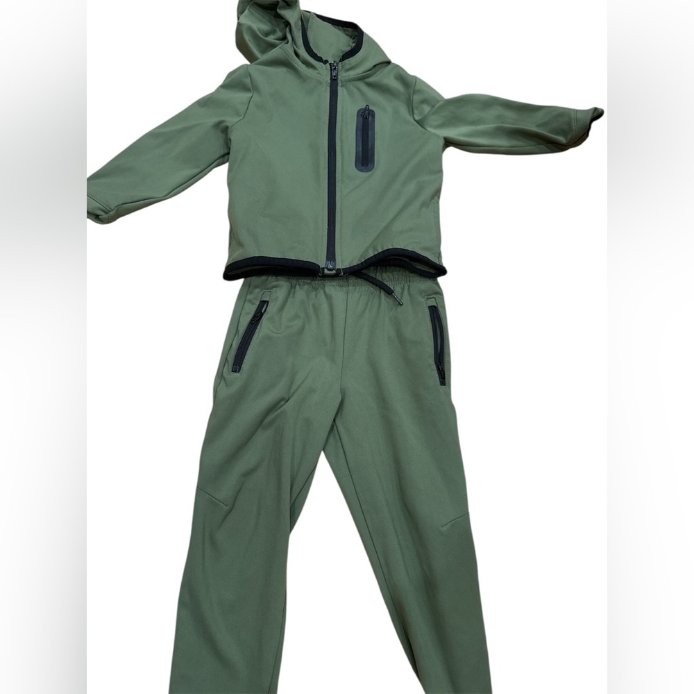 The Children's Place Olive Utility Jacket & Pants Set